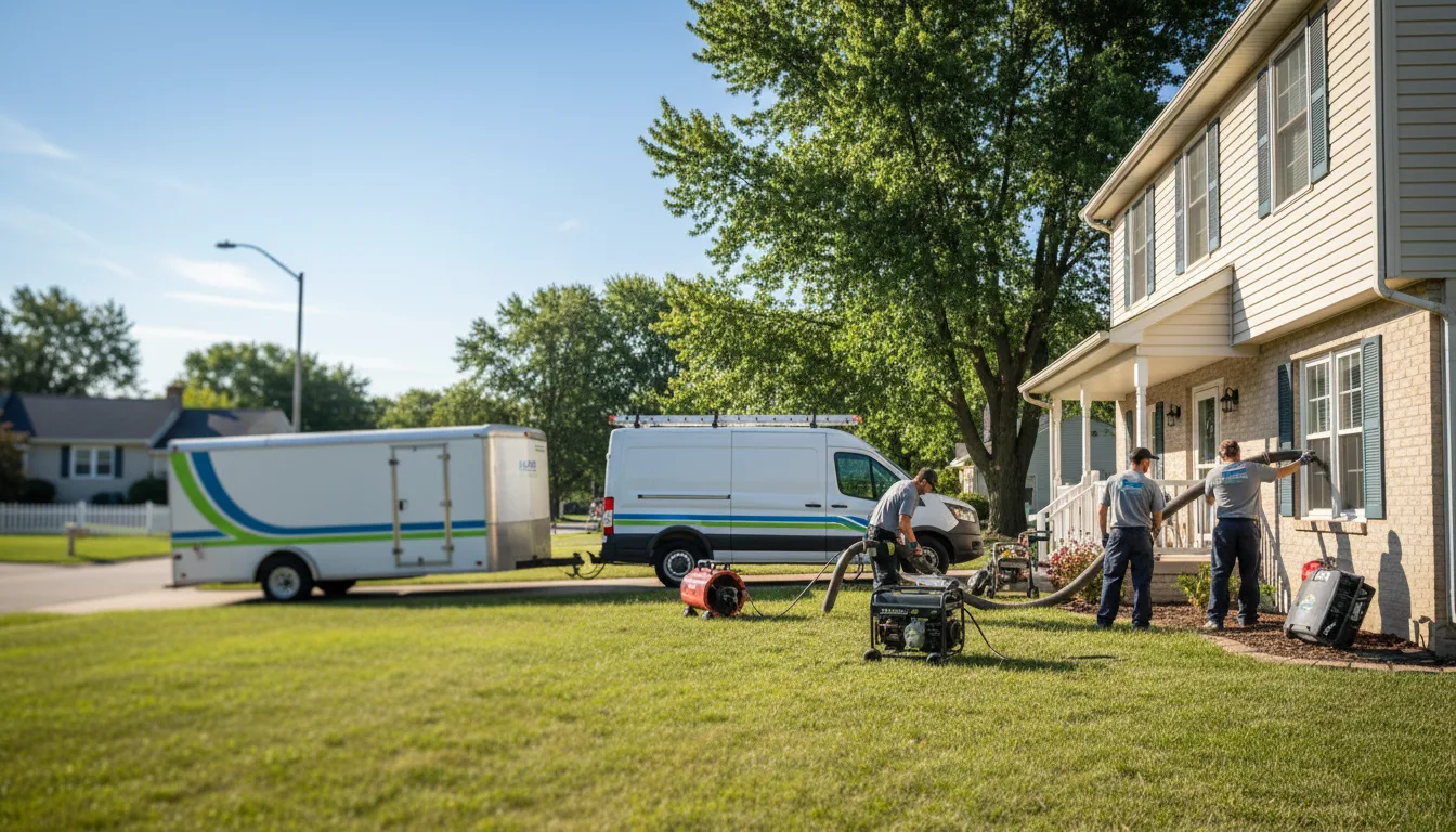Flooded Basement Restoration And Cleanup With Repair in Wickliffe, OH near me
